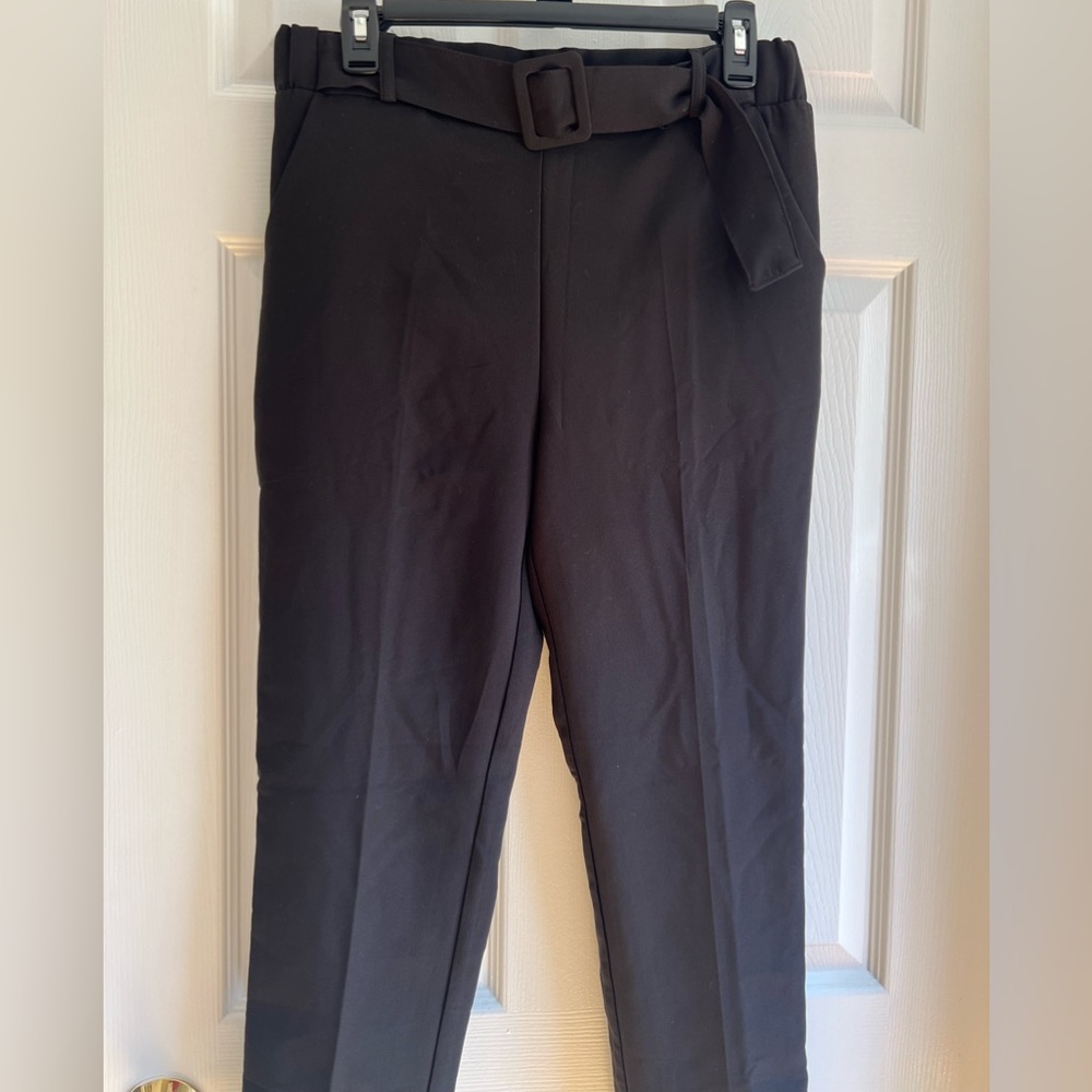 Belted Skinny Pants